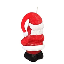 Sitara Crafts Red & White Pillar Candles image 3