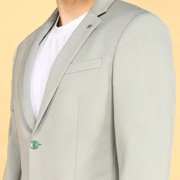 killer Men Solid Single Breasted Casual Blazer image 5