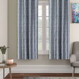 ERIC LONDON Grey 2 Pieces Room Darkening Window Curtains-image-54