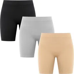 diving deep Pack of 3 Women Boy Short Multicolor Panty image 1