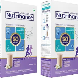 jubilant nutrihance Nutritional Formula help Enhance Health, Vanilla Flavor, 400 gm x Pack of 2 Nutrition Drink-picture-23