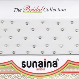 sunaina Small Round MultiColor|Golden|Silver Shiny Stone Matching Tikka Bindi for Women FOREHEAD Multicolor Bindis image 4