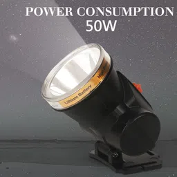 ecosky COB Rechargeable Flashlight Headlamp torch for home 5 hrs Torch Emergency Light-picture-24