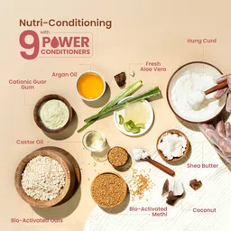 nat habit Damage Repair Conditioner For Women & Men With Hibiscus & Five Oils, Hair Growth image 3