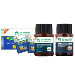 Dr. Vaidya's Post-Viral Recovery Pack (1 Kadha Sip + 1 Ashwagandha+1 Liver Care )-image-38