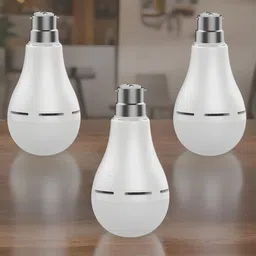 clairbell Inverter Bulb 9W LED 1200mAh battery 4 hrs emergency light Pack of 3 bulbUC94 4 hrs Bulb Emergency Light-picture-10