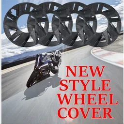 asryd 17 inch 4pc New Latest PRO Disc Bike Wheel Cover For TVS Apache Bike Fairing Kit image 2