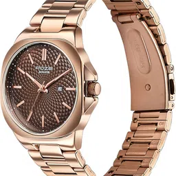 Sonata Poze Crisscross Coast Quartz Brown Round Dial Men's Watch Analog Watch - For Men SP70067WM01|SP70067WM01|SP70067WM01 image 4