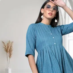 houseofcommona Women Maxi Multicolor Midi/Calf Length Dress image 3