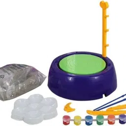 nishchal Electric Battery Operated Pottery Wheel Set Clay Pot Making Machine Game POT_75-picture-19