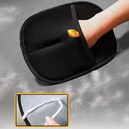 fippyo Pet Hair Remover Mitt Glove for Grooming Gloves for Cat, Dog image 2