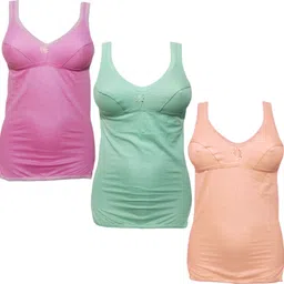 ditya Women Pink, Green, Orange Camisole-picture-14