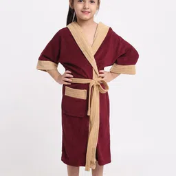 Creeva Kid Girls Hooded Bathrobe-image-3