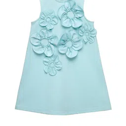 SPUNKIES Girls Round Neck Sleeveless A-Line Dress-image-1