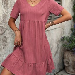 StyleCast x Revolte V-Neck A-Line Dress-picture-40
