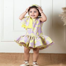 Li'l Angels Lilac Ruffle Dress-picture-43
