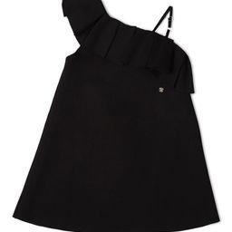 Allen Solly Junior One Shoulder Cotton A-Line Dress-picture-46