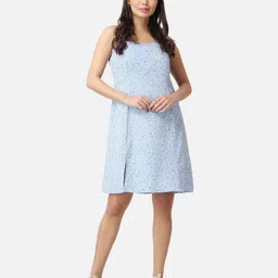 Popwings Floral Printed A-Line Dress-picture-41