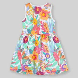 INCLUD Floral Printed Round Neck Sleeveless A-Line Dress image 2