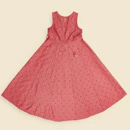 AKKRITI BY PANTALOONS Girls Ethnic Motifs Printed A-Line Ethnic Dress image 5