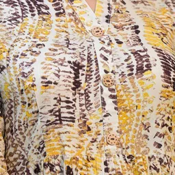 Peachmode Print A-Line Dress image 3