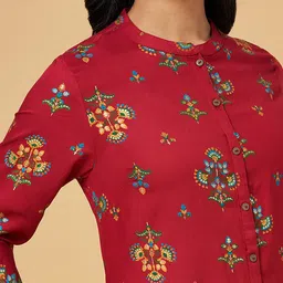 YU by Pantaloons Women Ethnic Motif Printed A-Line Kurta image 2