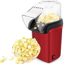 Kraftobotic Hot Air Popcorn Maker – Oil-Free Electric Popcorn Popper Machine for Healthy Snacking – Fast, Easy, and Compact – Home Theater Snack Appliance image 1
