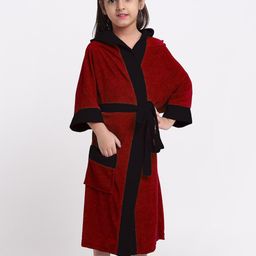 Creeva Kid Girls Hooded Bathrobe-picture-33