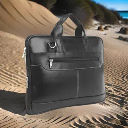 house of common Men & Women Black Messenger Bag image 1