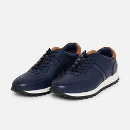 EZOK Men Perforations Antibacterial Leather Comfort Insole Sneakers-picture-26