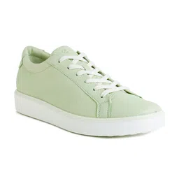 ECCO Women Contrast Sole Leather Sneakers-image-85
