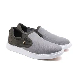 Ruosh Men Textured Lightweight Slip-On Sneakers-image-81