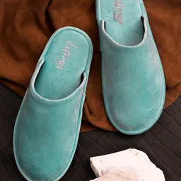 EXTRIMOS Men Blue Suede Mules-picture-29