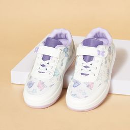 Pantaloons Junior Girls Printed Velcro Sneakers-picture-7