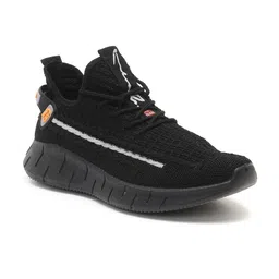 London Rag Men Black Woven Design Sneakers-picture-32