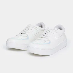 Styli Women Perforations Metallic Embellishment Basics Sneakers-image-33