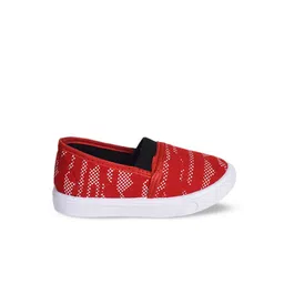 Ajanta Girls Printed Lightweight Slip-On Sneakers image 3