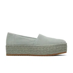 TOMS Women Slip-On Suede Flatforms image 3