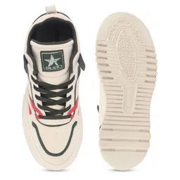 FAUSTO Men PU Colourblocked Sneakers image 5