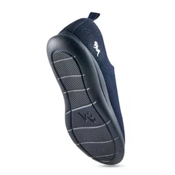 NEEMANS Unisex Navy Blue Re-Live Knit Sneakers image 4