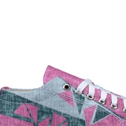 KobSook Women Printed Lace Up Sneakers image 4