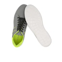 Mast & Harbour Men Grey Round Toe Lightweight Sneakers image 4