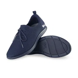 NEEMANS Unisex Navy Blue Re-Live Knit Sneakers image 5