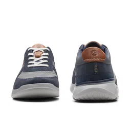 Clarks Men Colourblocked Leather Lightweight Sneakers image 5