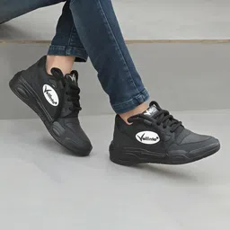 Vellinto Men Textured Lightweight Comfort Insole Lace-Up  Sneakers image 4