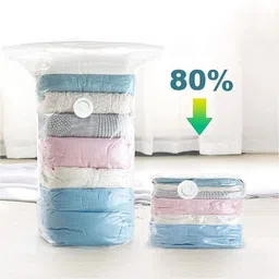 dn brothers 5Pack Vacuum Compression Storage Bags With Pump,Space Saver Sealer Bag DN469 Travel Storage Vacuum Bags-picture-27
