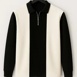 Men Full Sleeve Color Block Sweatshirt-image-94
