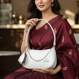 Women White Shoulder Bag-image-18