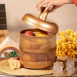 homedynasty VEGETABLE BASKET Iron Fruit & Vegetable Basket-picture-16
