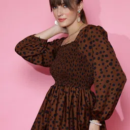 sheetal associates Casual Bishop Sleeve Printed Women Maroon Top image 3